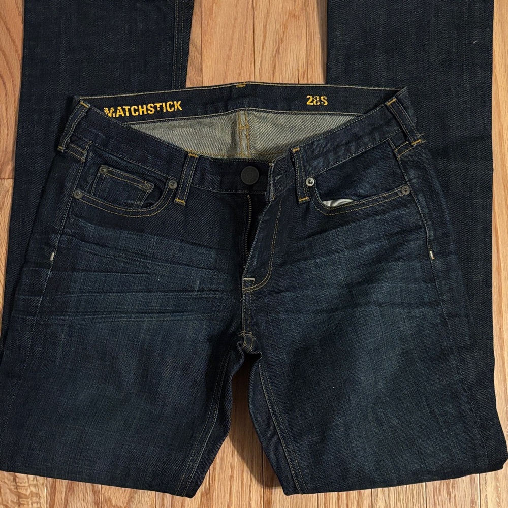 J. Crew Dark Blue Matchstick Jeans